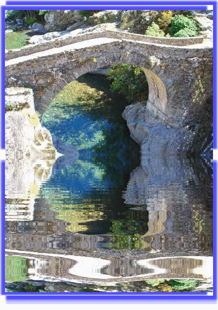 Le pont d'Asco (Corse)