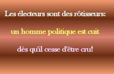 Pensée politique du jour.