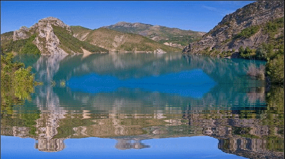 Reflet dans l'eau