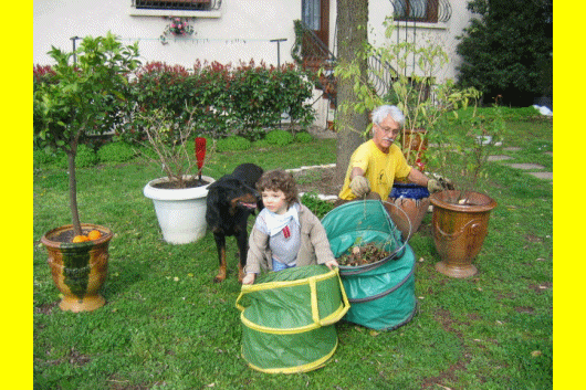Pierrot chez ses grands parents!!!!!!!!!!!!!!!!