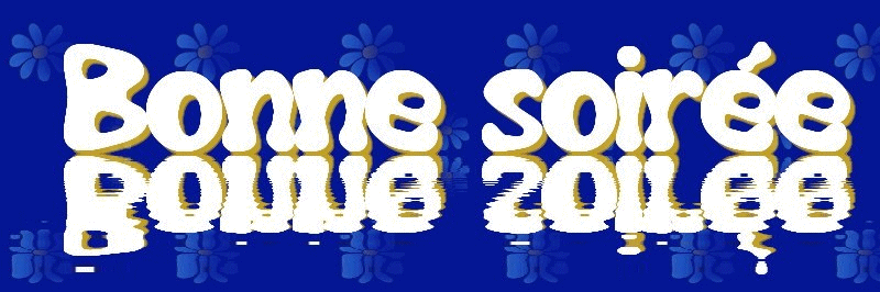 Bonne soirée !!!