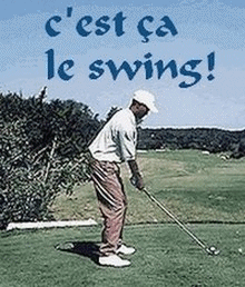 Le swing au golf